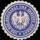 Siegelmarke Der Kreisarzt des Kreises Berent W0343007