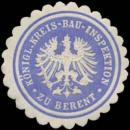 Siegelmarke K. Kreis-Bau-Inspektion zu Berent W0349101
